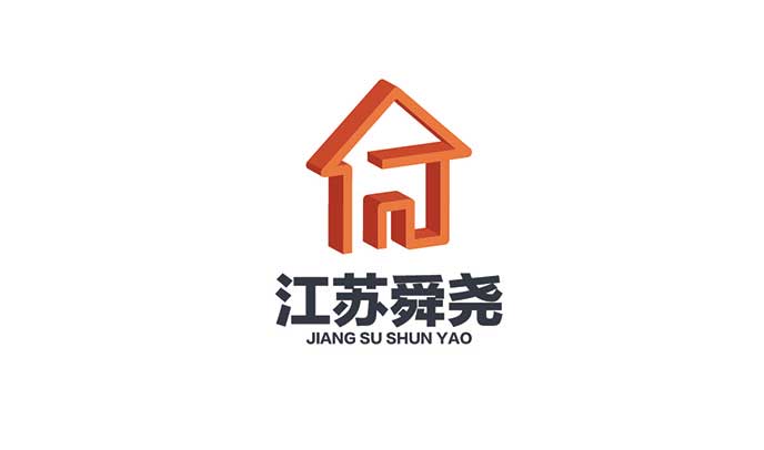 江蘇舜堯建設工(gōng)程有限公司項目标志(zhì)設計-建築logo形象設計品牌